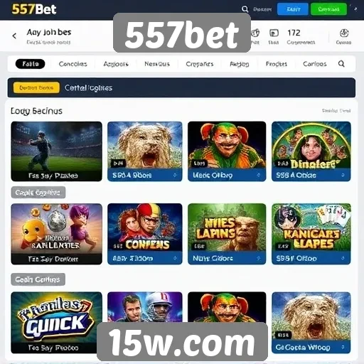 Avaliação das ofertas de jogos do site 557bet
